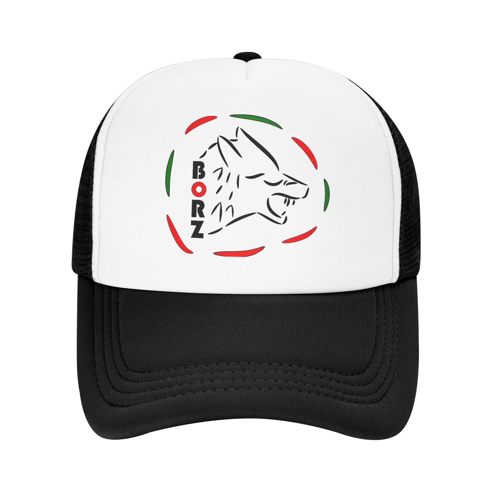 Trucker Cap Mesh - หมวกแก๊ปตาข่ายระบายอากาศลายเชเชน วูลฟ์ บอร์ซ ดีไซน์ ซันแฮท เชเชน