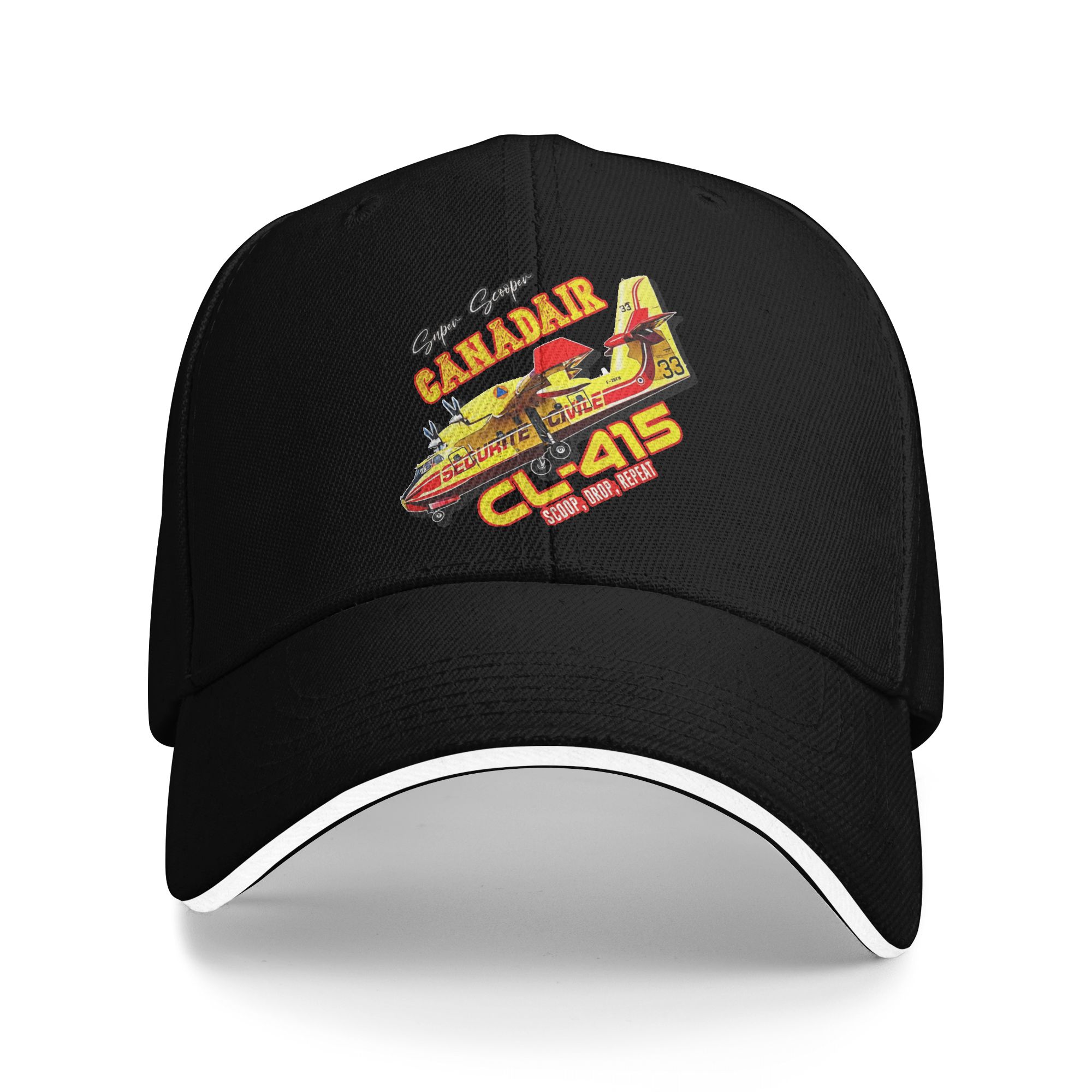 Golf Cap Dad - หมวกแก๊ป Unisex Canadair cl-415 Super Scooper