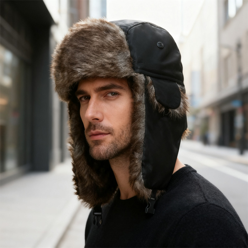 หมวกอูชานกาแบบรัสเซียสำหรับฤดู - Winter Trapper Hat บทวิจารณ์และราคา