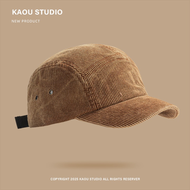 หมวกคอร์ดูรอย 5 แผงแบบยูนิเซ็ก - Corduroy Cap 5 Panel บทวิจารณ์และราคา