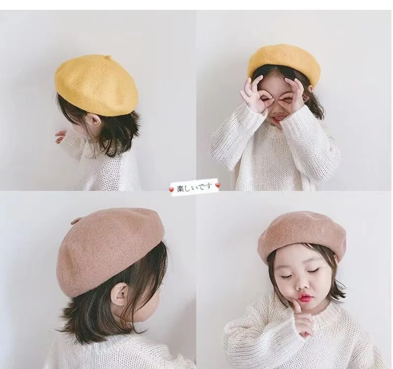 อายุ 2-6 ปี (50-52 ซม.) หมวกเบ - Beret French Wool บทวิจารณ์และราคา