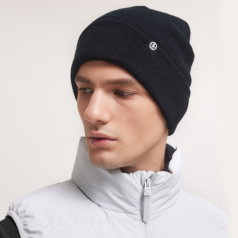 หมวกบีนนี่ถักเนื้อแน่นบุด้วยผ้ - Beanie Cuffed Knit บทวิจารณ์และราคา