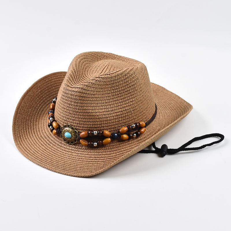หมวกคาวบอยสไตล์ตะวันตกสำหรับผู - Cowboy Hat Straw บทวิจารณ์และราคา