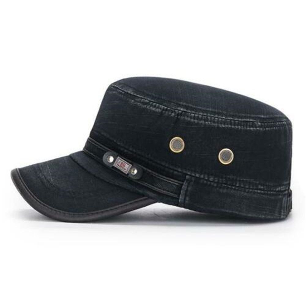 หมวกแก๊ปทหารหมวกแบนราบระบายอาก - Snapback Hat Flat บทวิจารณ์และราคา