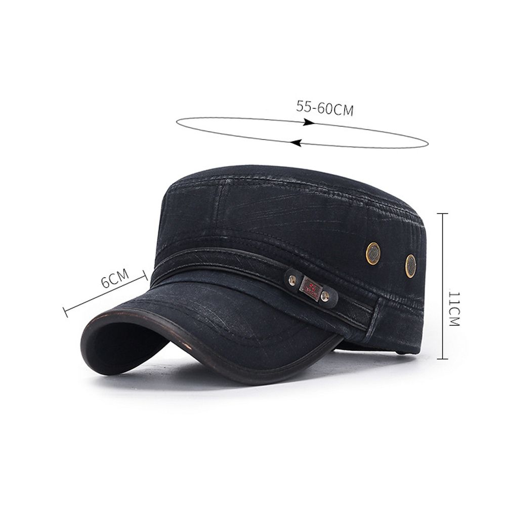 หมวกแก๊ปทหารหมวกแบนราบระบายอาก - Snapback Hat Flat บทวิจารณ์และราคา